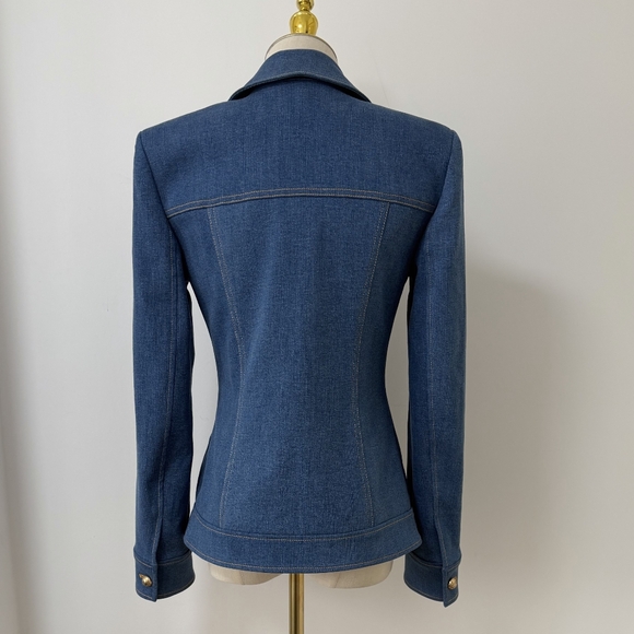 Veronica Beard Randy Denim Dickey Jacket - Picture 8 of 16